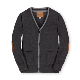 Organic Tipped Cardigan with Elbow Patches - Baby - Glamourous Grace