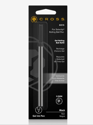 Fine Gel Rollerball Refill - Black - Single Pack (0.5MM) - By Baano