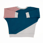 Toddler Diagonal Colorblock Sweatshirt Peace House Studio