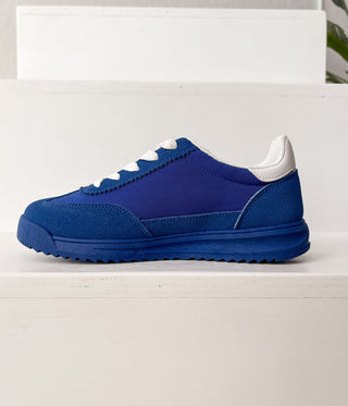 Tokyo Dual Stripe Sneakers in Blue