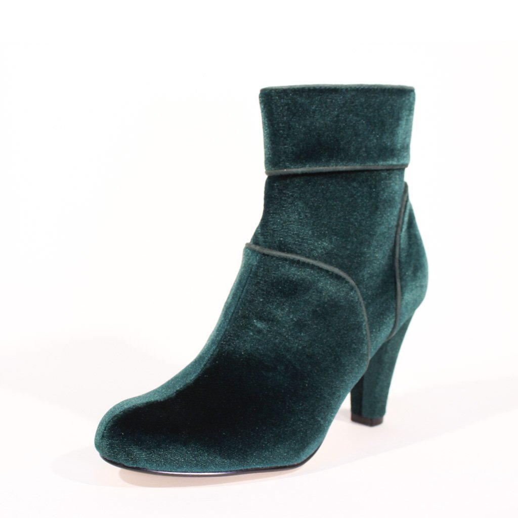 Topaz Velvet Booties Chelsea Crew