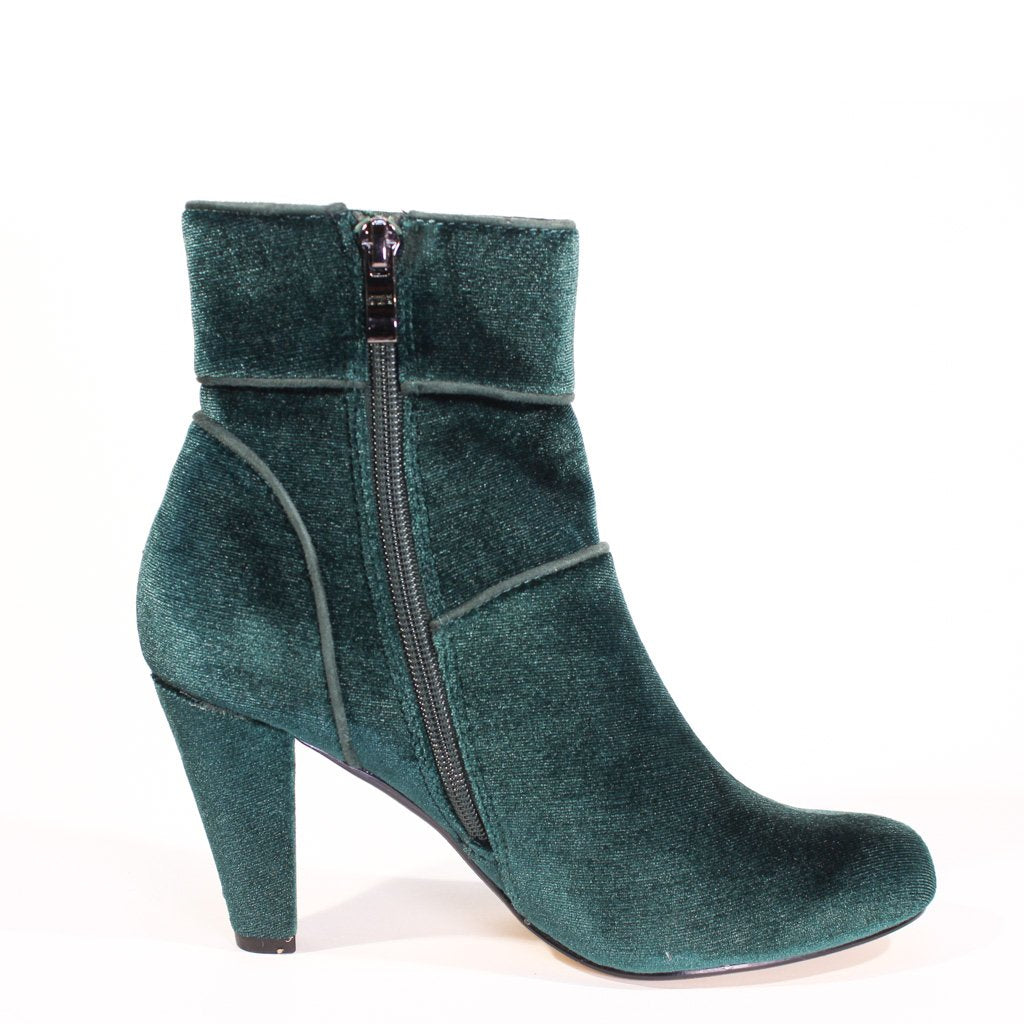 Topaz Velvet Booties Chelsea Crew