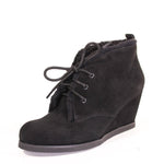 Toronto Suede Wedged Booties Chelsea Crew