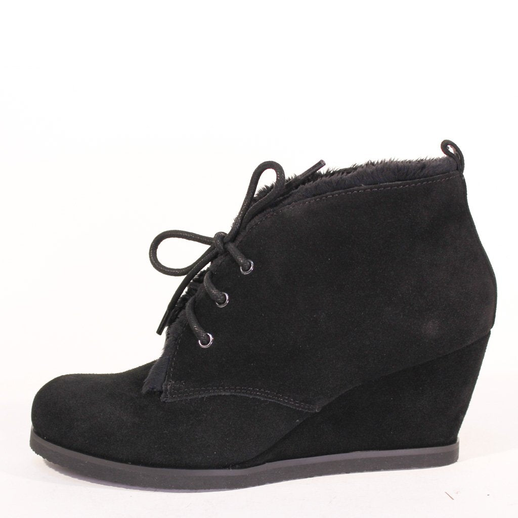 Toronto Suede Wedged Booties Chelsea Crew