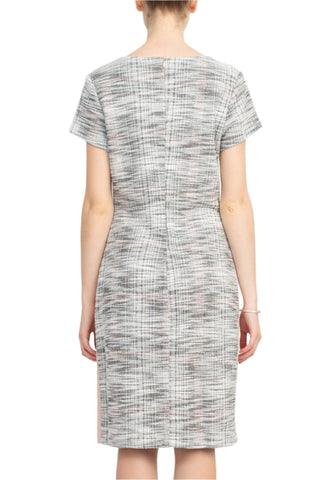 Connected Apparel Scoop Neck Short Sleeve Knit Dress - Glamourous Grace