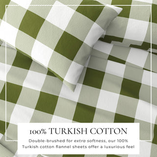 Turkish Cotton Flannel Sheet - Belle Collection