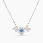 The Radiant Initial Charm Necklace