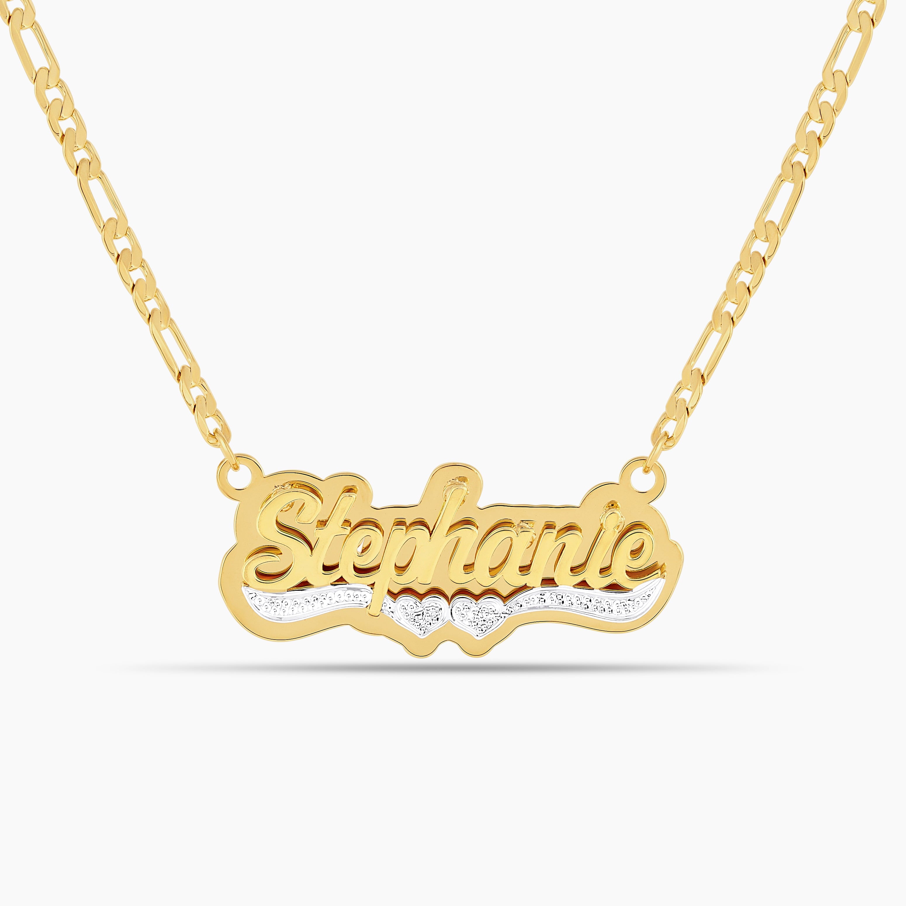 Double Plated LoveTail Name Necklace