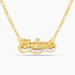 Double Plated LoveTail Name Necklace
