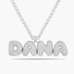 Iced Puff Name Necklace