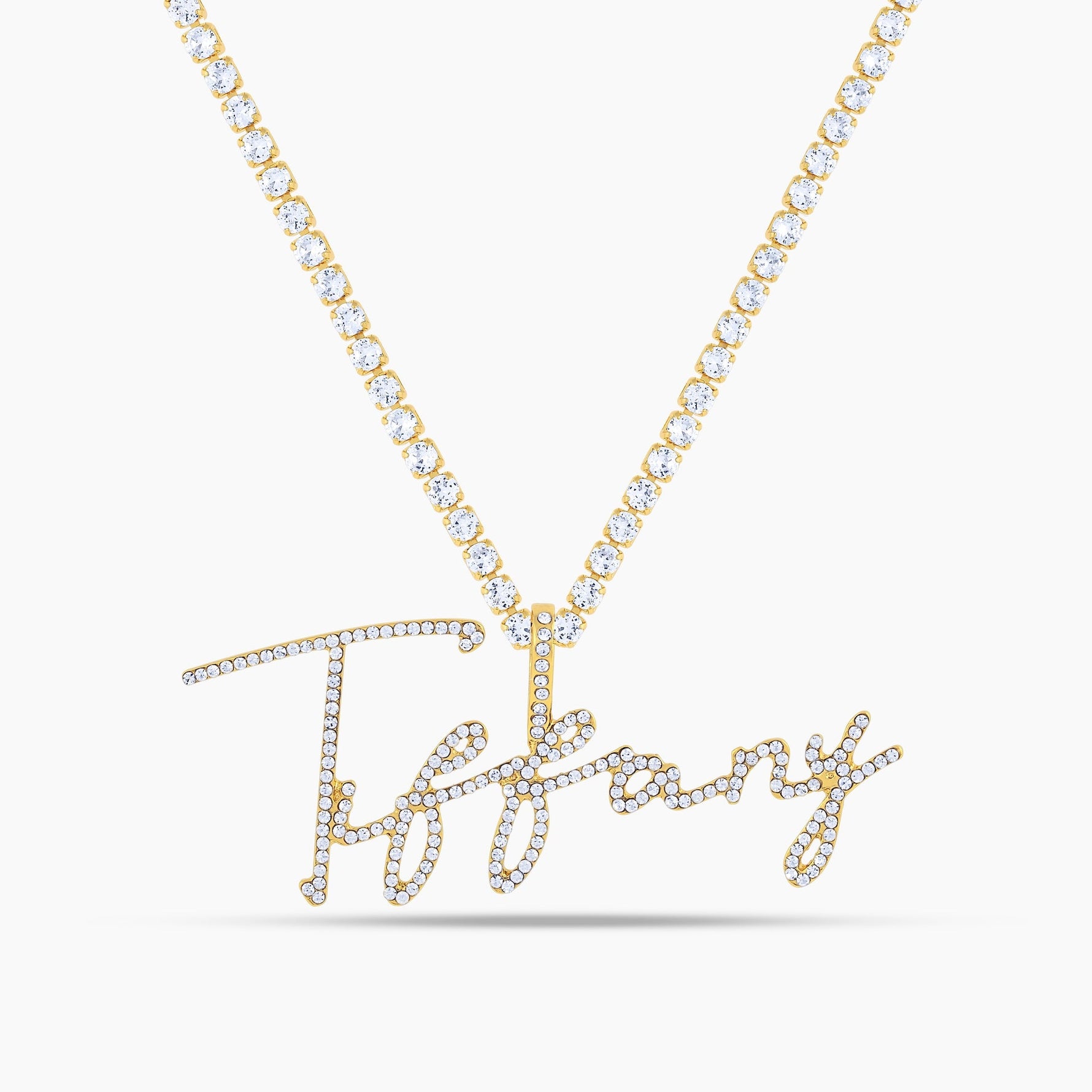 Radiance Script Name Necklace