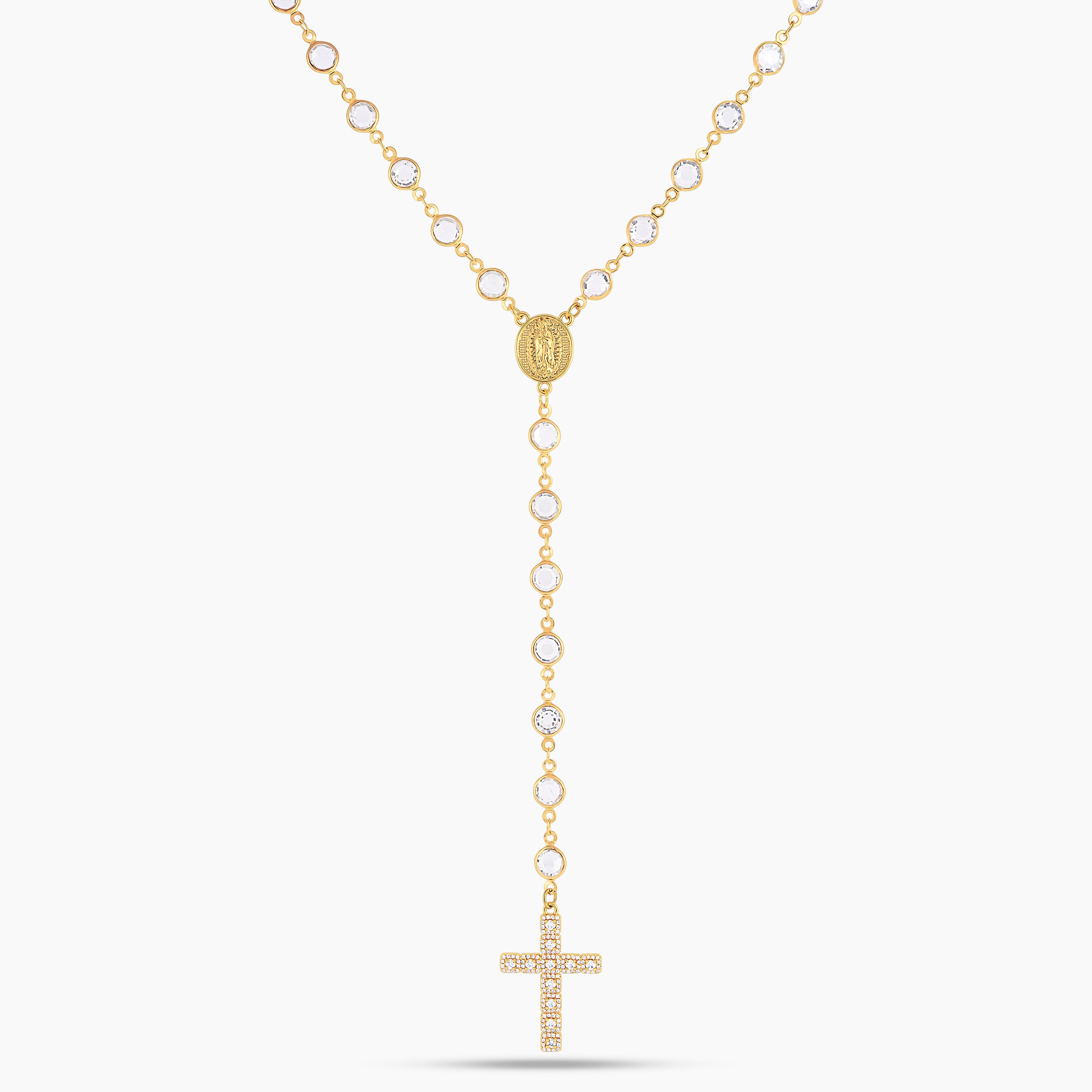 Divine Elegance Rosary Necklace