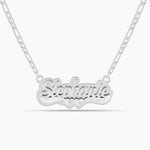 Double Plated LoveTail Name Necklace