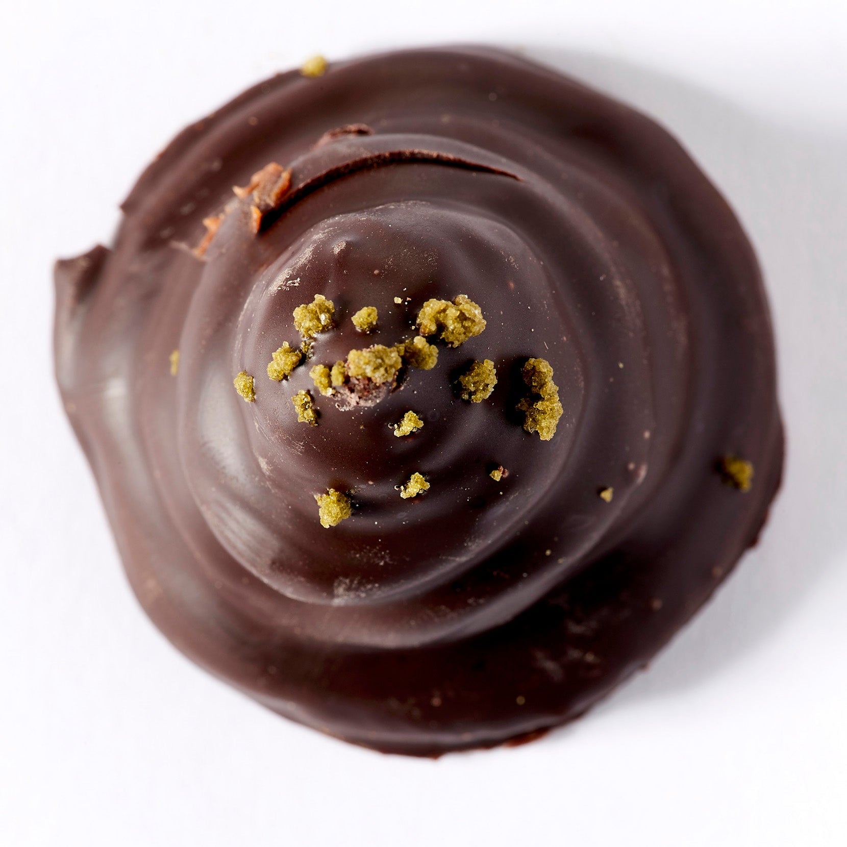 Mint Chocolate Dulce de Leche Cone Truffles