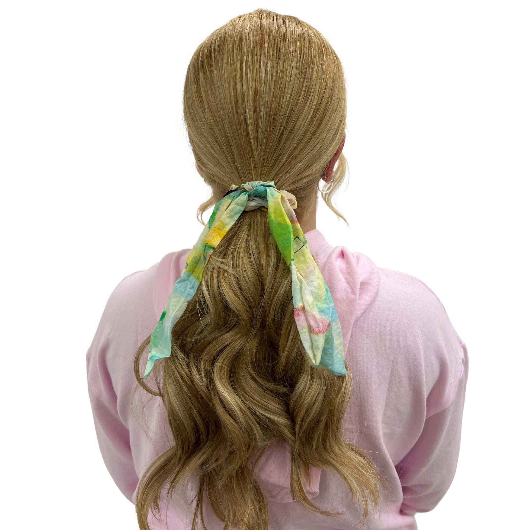 Tropical Oasis Hair Scarf Scrunchie