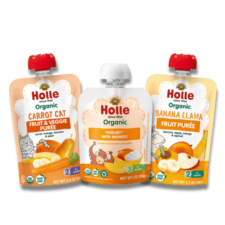 Tropical Bundle: Yogurt with Mango, Carrot Cat, Banana Llama