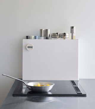 Sliding Drawer Seasoning Rack - Steel - By Baano