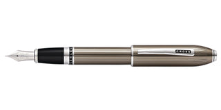 Peerless™ Translucent Titanium Gray Fountain Pen - By Baano