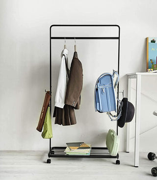 Kids' Rolling Coat Rack (45" H)  - Steel - By Baano