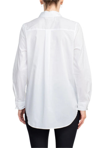Grand & Greene Collar Neck Button Detail Long Cuffs Sleeves Rayon Top - Glamourous Grace