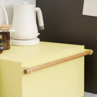 Bread Box - Steel + Wood - By Baano