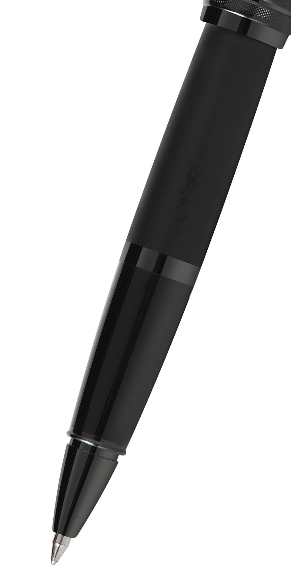 Bailey™ Matte Black Lacquer Rollerball Pen - By Baano