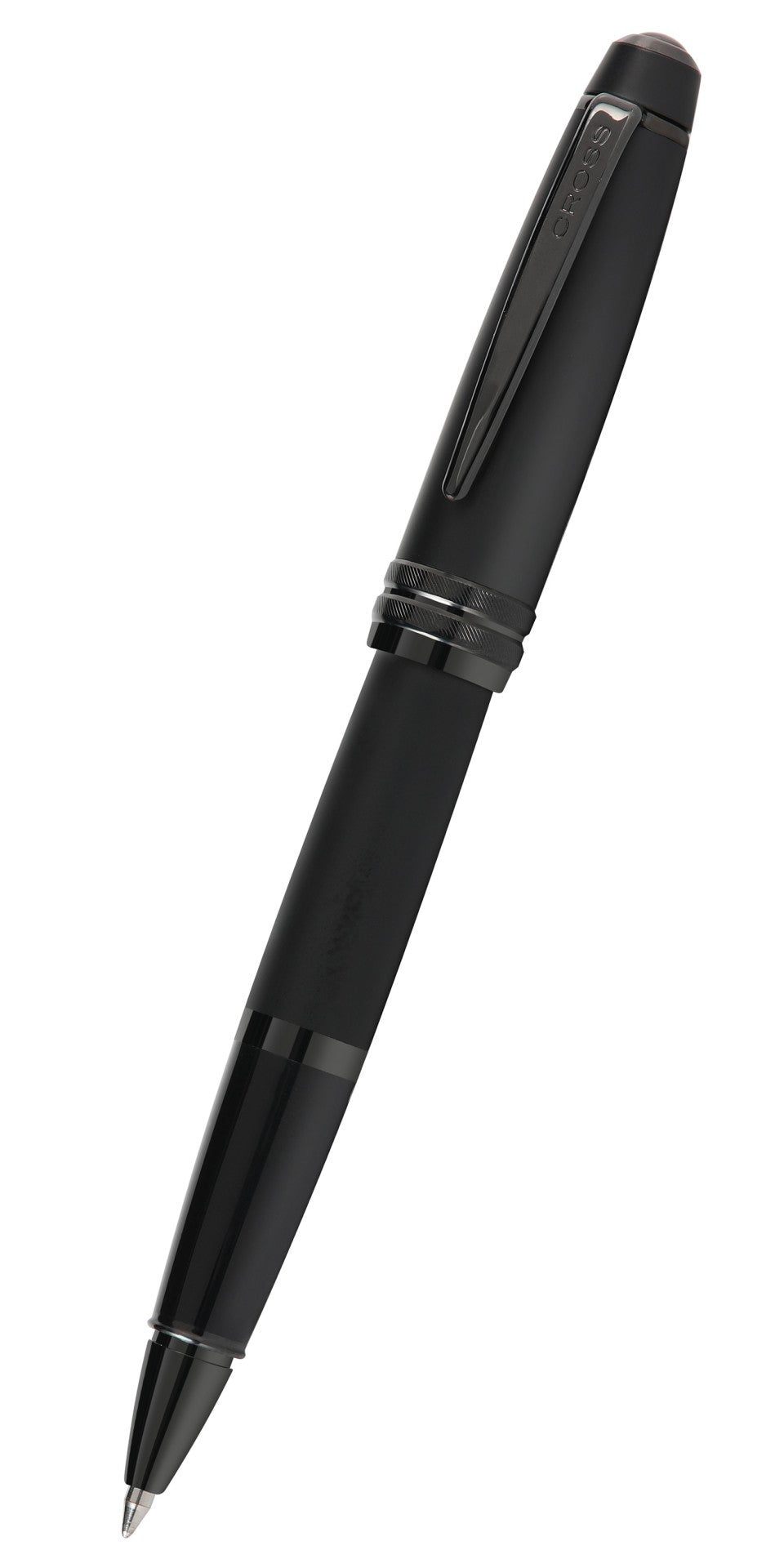 Bailey™ Matte Black Lacquer Rollerball Pen - By Baano