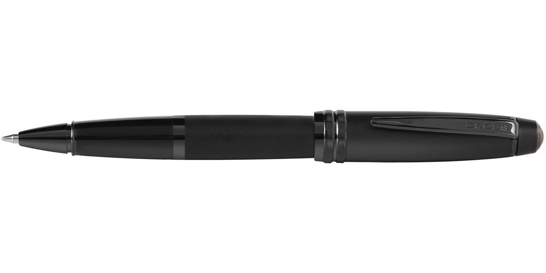 Bailey™ Matte Black Lacquer Rollerball Pen - By Baano