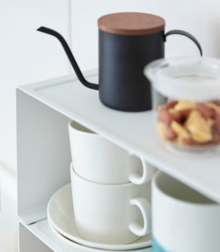 Stackable Countertop Shelf - Two Sizes - Steel - By Baano