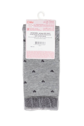 Conte Cotton Socks Classic - 243 Airy Sole and Lurex - By Baano