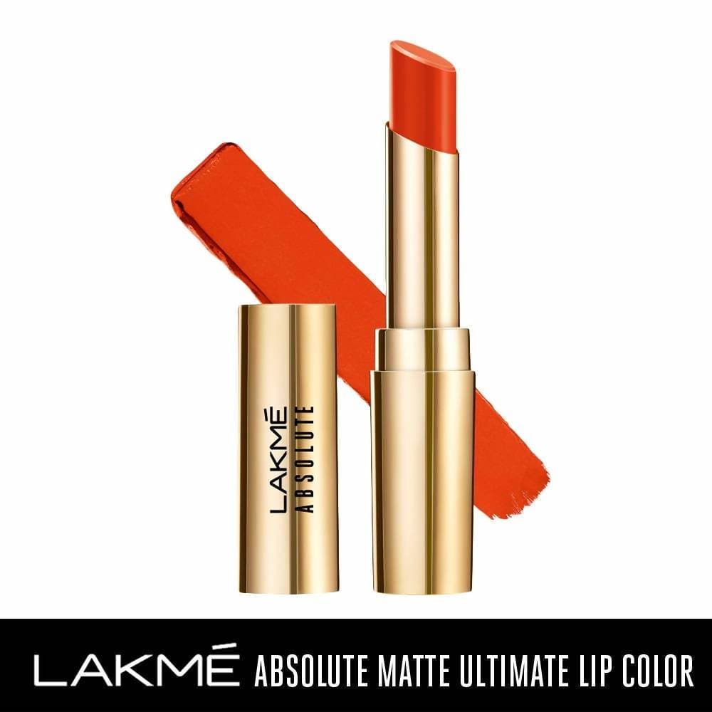 Lakme Absolute Matte Ultimate Lip Color with Argan Oil - Orange Country