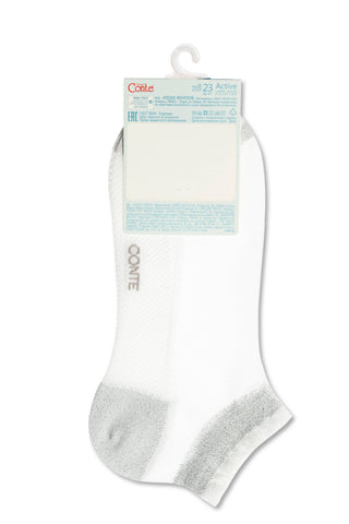 Ankle Socks Conte Active - 229 Transparent with Lurex - By Baano