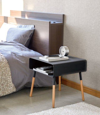 Storage Table - Short (14" H)  - Steel + Wood - By Baano