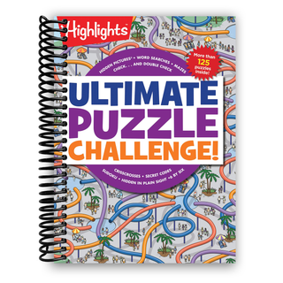 Ultimate Puzzle Challenge! Highlights Jumbo Books & Pads (Spiral Bound) - By Baano