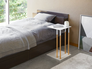 C Side Table (22" H)  - Steel + Wood - By Baano