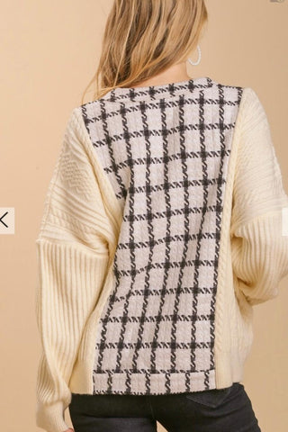 Sweater, Checkered - By Baano