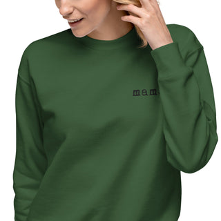 Mama. Embroidered |  Premium Adult Sweatshirt - By Baano