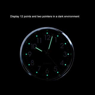 Universal 7/8" Waterproof Chrome Motorcycle Bike Handlebar Mount Quartz Clock Motorcycle Handlebar Clock, Motorcycle Modification Handlebar Mount Waterproof Quartz Clock Watch Accessories Watch Aluminum Luminous Clock Moto Black Stevvex