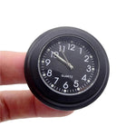 Universal 7/8" Waterproof Chrome Motorcycle Bike Handlebar Mount Quartz Clock Motorcycle Handlebar Clock, Motorcycle Modification Handlebar Mount Waterproof Quartz Clock Watch Accessories Watch Aluminum Luminous Clock Moto Black Stevvex