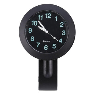 Universal Waterproof Motorbike Clock  Night Light Motorcycle Handlebar Mount Clock Watch Dial Bike Handlebar Clock Watch Motorcycle Handlebar Mount Watch Clock Set with Anti-Skid Pad Wrench Universal Waterproof Black Stevvex