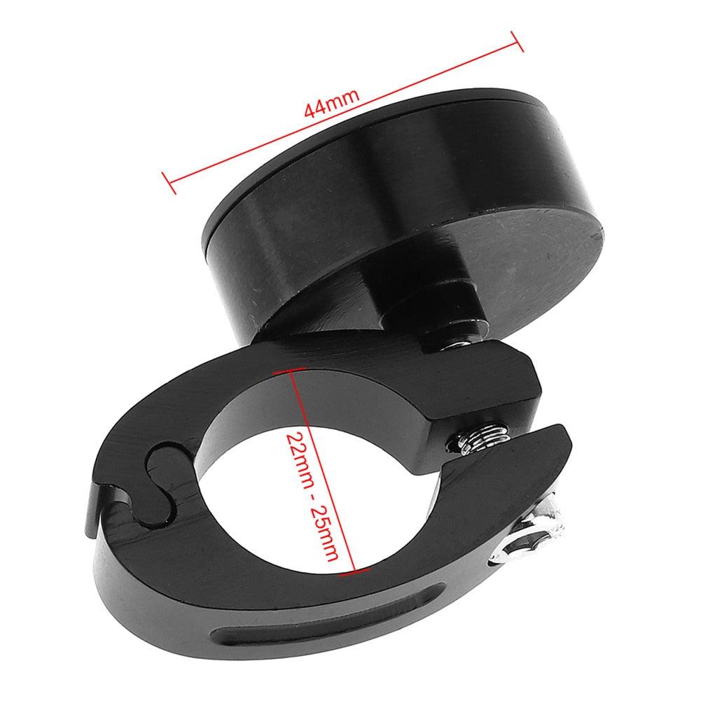 Universal Waterproof Motorbike Clock  Night Light Motorcycle Handlebar Mount Clock Watch Dial Bike Handlebar Clock Watch Motorcycle Handlebar Mount Watch Clock Set with Anti-Skid Pad Wrench Universal Waterproof Black Stevvex