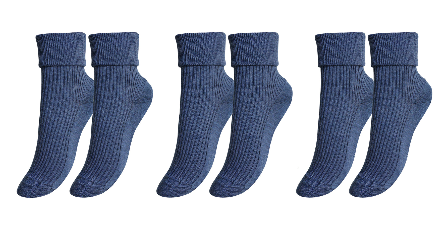 tittimitti® 100% Organic Combed Cotton Luxury Women's Socks 3-Pack. Made in Italy.