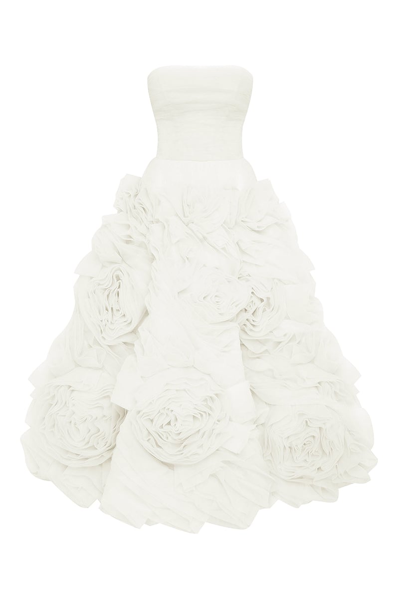 Unreal Sensibility Strapless Midi Dress - By Baano