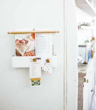 Magnetic Storage Pocket - Steel + Wood - By Baano