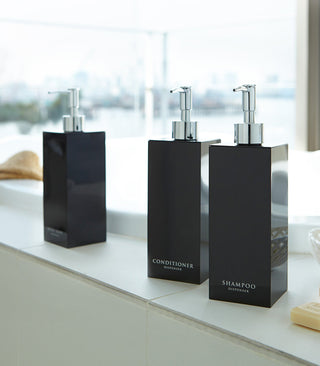 Square Dispenser Bundle - Shampoo, Conditioner, and Body Soap - By Baano