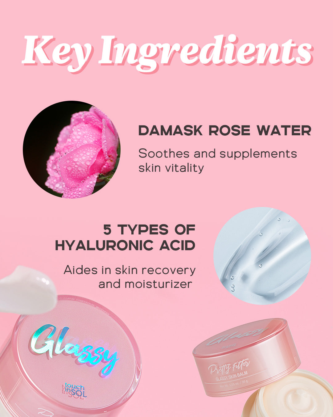 Pretty Filter Glassy Skin Balm Primer Touch in Sol US