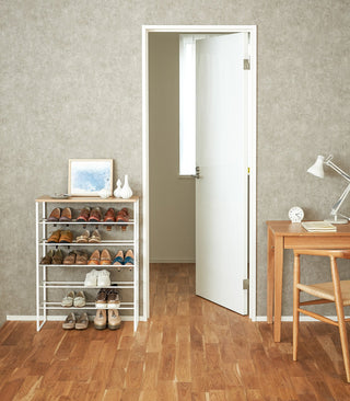 Six-Tier Shoe Rack (34" H)  - Steel - By Baano