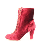 Victoria Velvet Booties Chelsea Crew