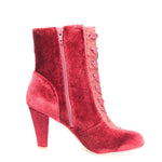 Victoria Velvet Booties Chelsea Crew