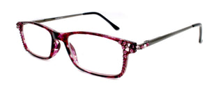 Vienna, (Bling) Women Reading Glasses W (Light Amethyst, Amethyst) +1.25 +3 (Tortoise Shell + Purple) NY Fifth Avenue